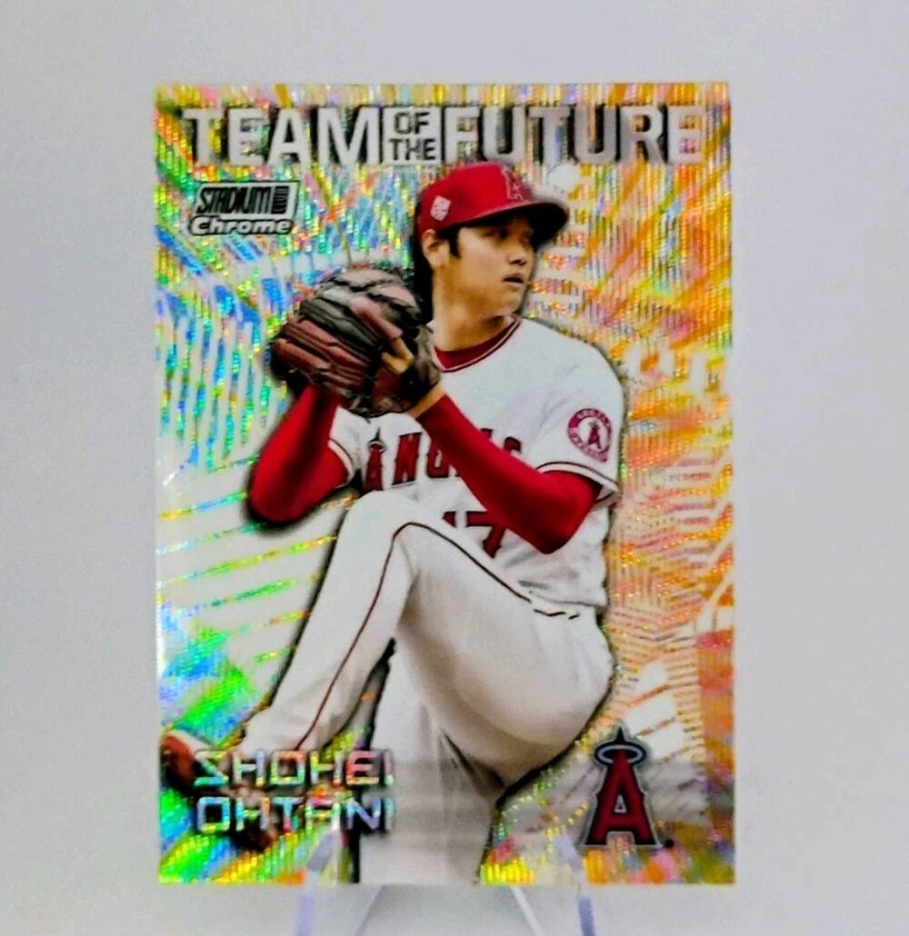 Shohei Ohtani #TOF-17 Stadium Club Team Of The Future REFRACTOR 2023